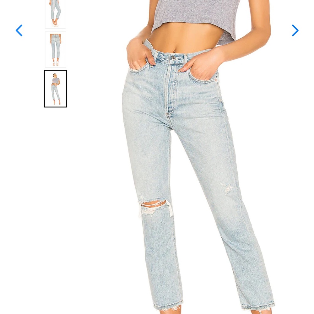 Agolde Riley high rise jeans size 32